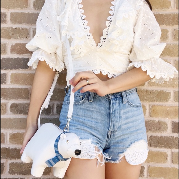 Kate Spade Arctic Friends Polar Bear Crossbody Novelty Bag - Picture 2 of 3